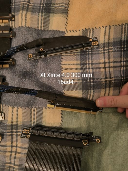 Pack pci-e risers (3.0 e 4.0)