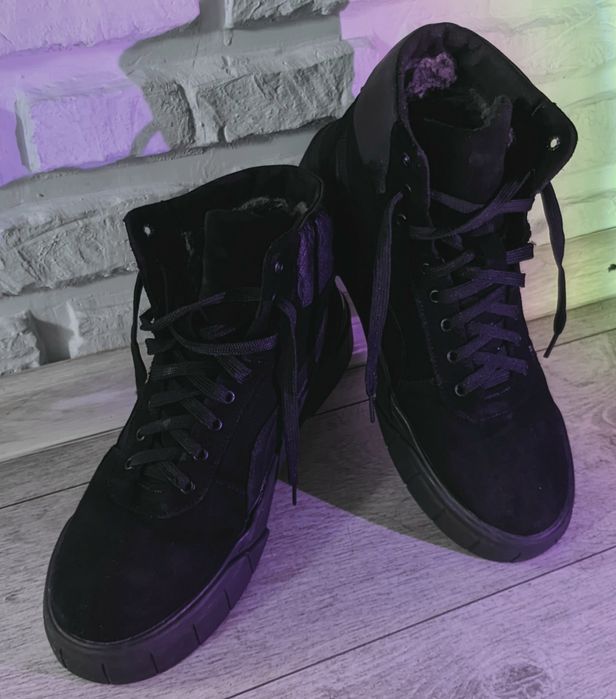 Чоловічі замшеві черевики в стилі puma