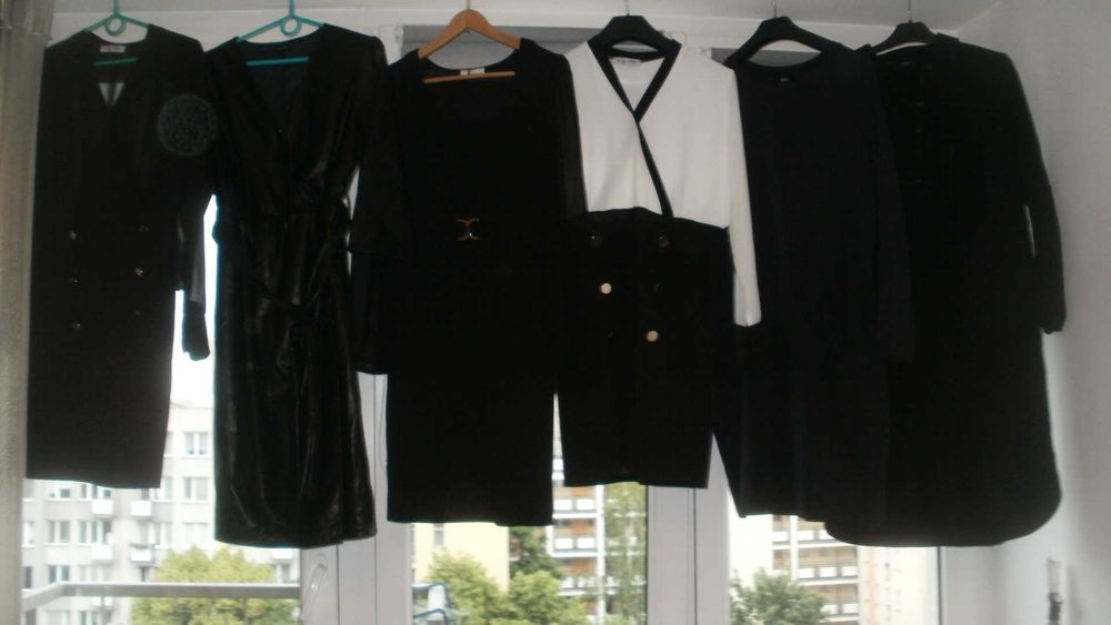 Zestaw ciemnych ubrań damskich S/M/L np. Quiosque, Bonprix -giga paka