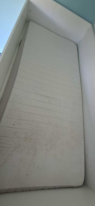 Łóżko piętrowe z biurkiem Ikea, Samstrad Stuva