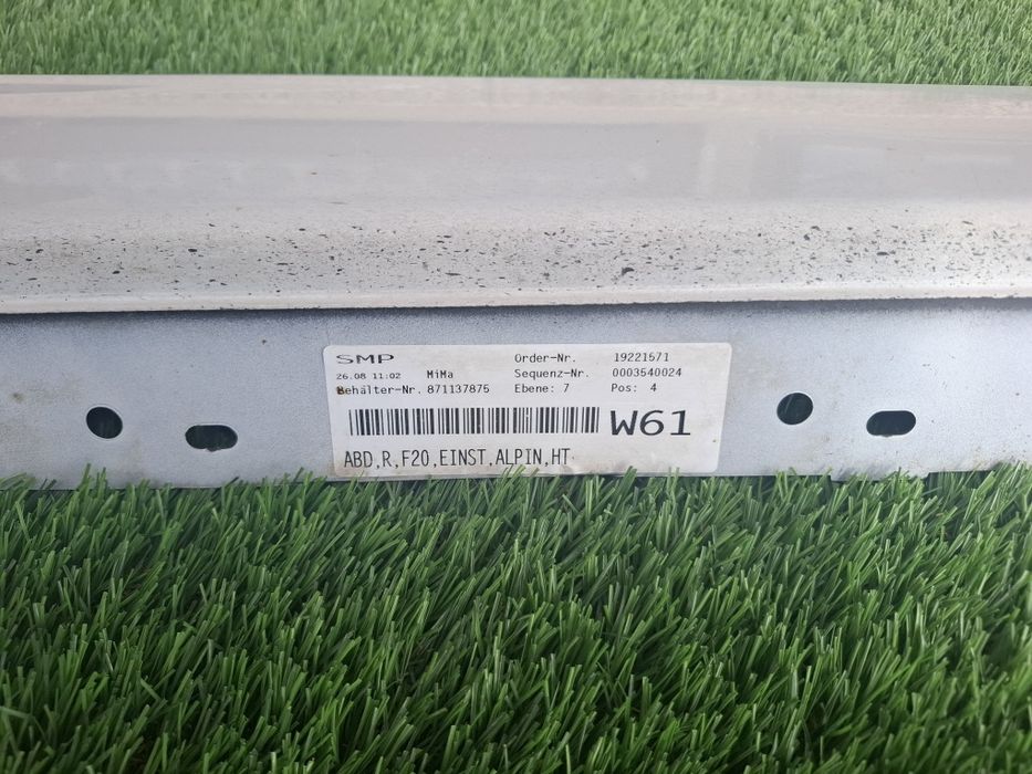 Embaladeiras originais BMW F20