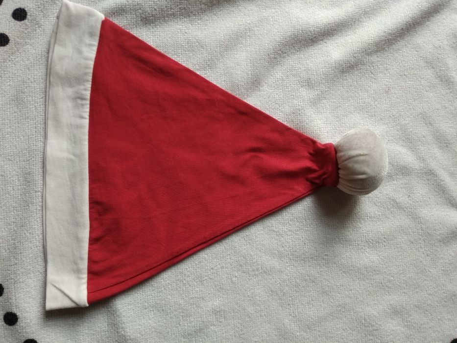 Czerwona czapka Mikołaja 1-2 lata 80-86-92 Butik