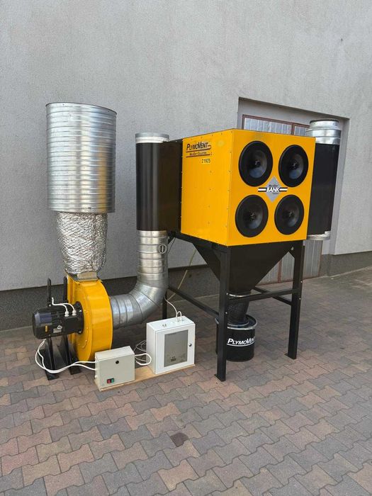 Odciąg pyłu, wyciąg dymu spawalniczego, filtr samoczyszczący Plymovent