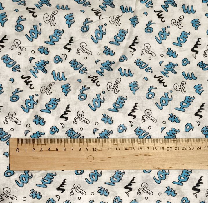 Ситець, гарна якість, 100 % бавовна, 90 см, 5 відрізків, 30.5 м