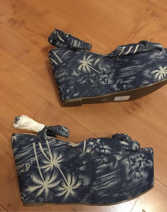 Sandalias de Verao Azuis Tropical da Cool Way