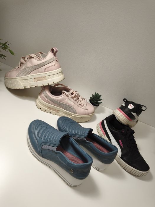 Lote 3 pares calçado n°36 usados