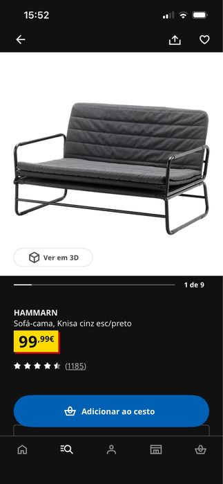 Sofa cama Ikea Knisa