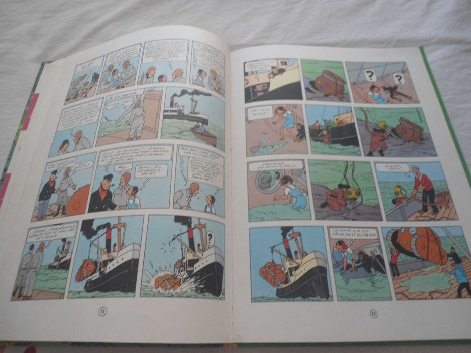 A Erupção do Karamako (2º episódio) por Hergé