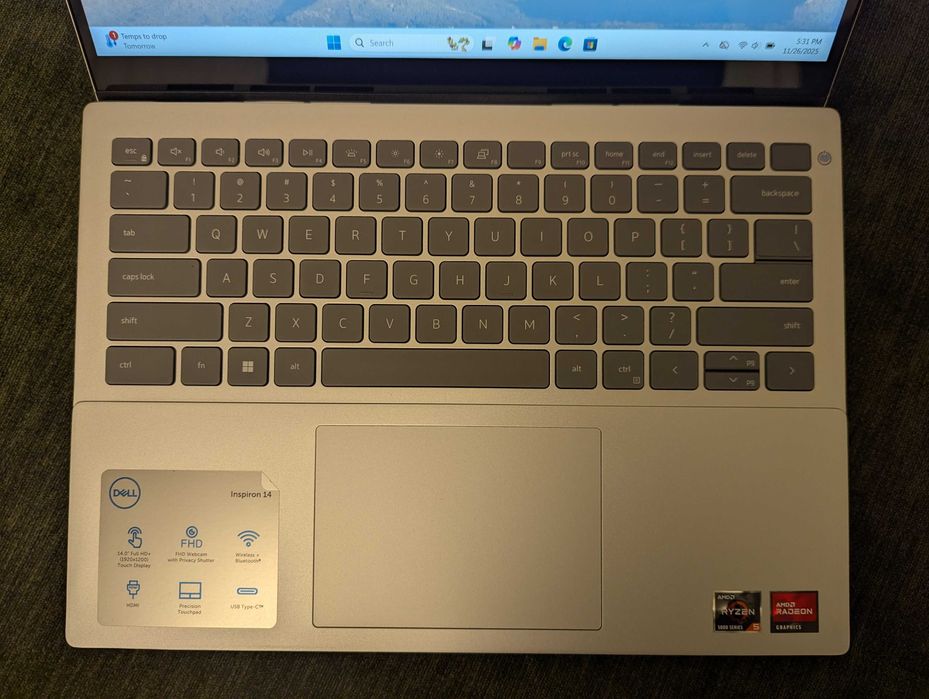 Dell Inspiron 5425|AMD Ryzen 5 5625U|16GB|512 Gb|14' 16:10 Touch