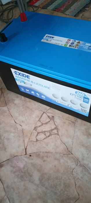 Акумулятор  AGM Exide EP2100  12v/240ah для резервного живлення.