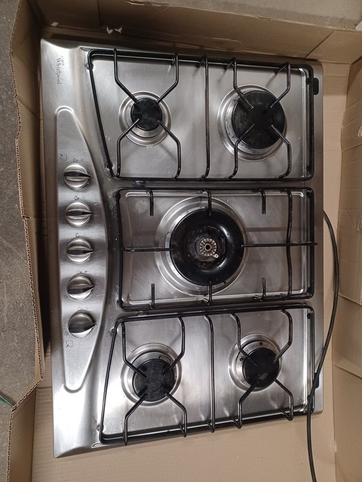 Placa a gás 5 bicos Whirlpool