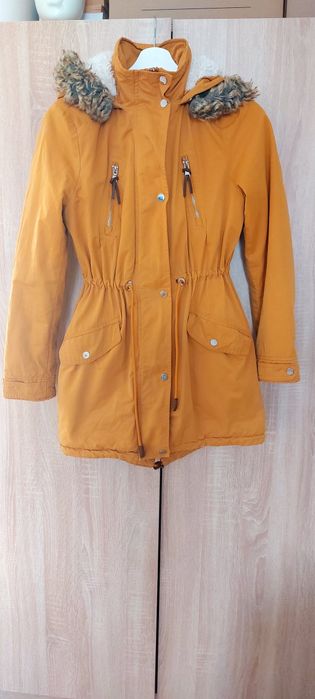 Reserved kurtka żółta parka