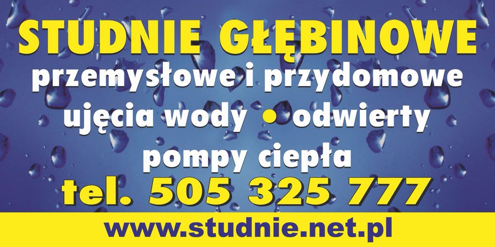 Geotech Studnie głębinowe odwierty pompy wiercenie studni darmowa woda