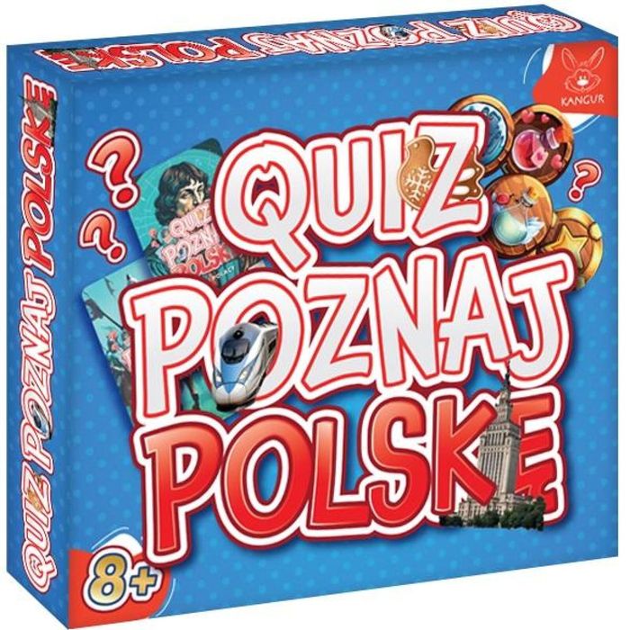 Quiz Poznaj Polskę Kangur pudełko,235x270 mm