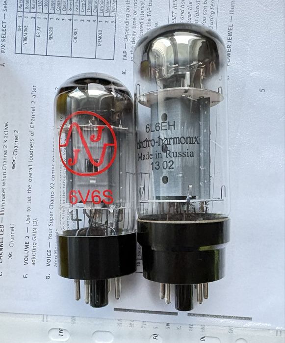 6L6EH – dobrana para (matched pair) – Electro-Harmonix
