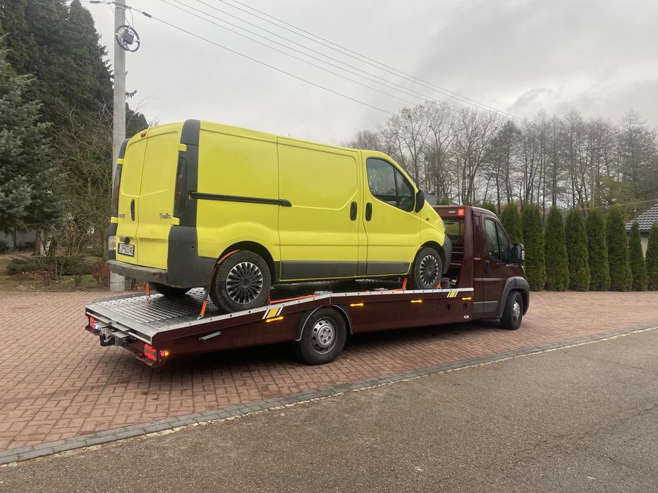 Tani transport laweta pomoc drogowa holowanie autolaweta wynajem kat B