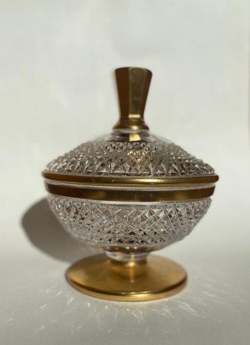 Bomboneira de cristal Bohemia