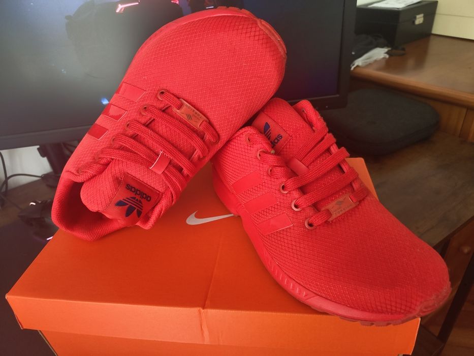 Adidas ZX Flux triple red
