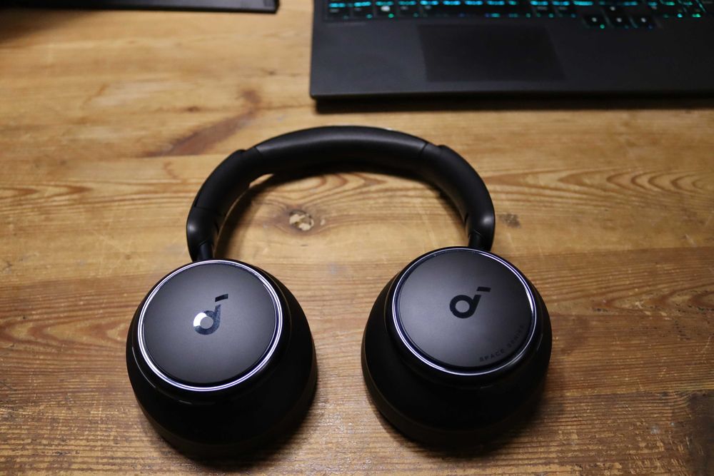 Słuchawki bezprzewodowe nauszne Soundcore Space Q45 czarne (5905)