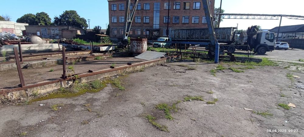 Оренда підкранової території з краном в м. Біла Церква Київська обл.