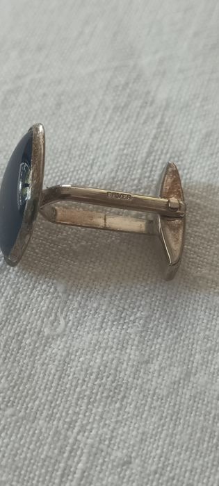 Botoes de punho prata antiga. Oportunidade única.