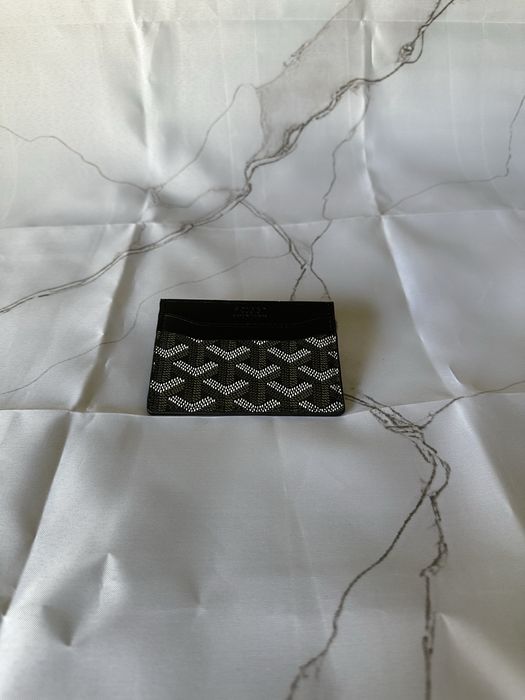 Carteira preta da Goyard