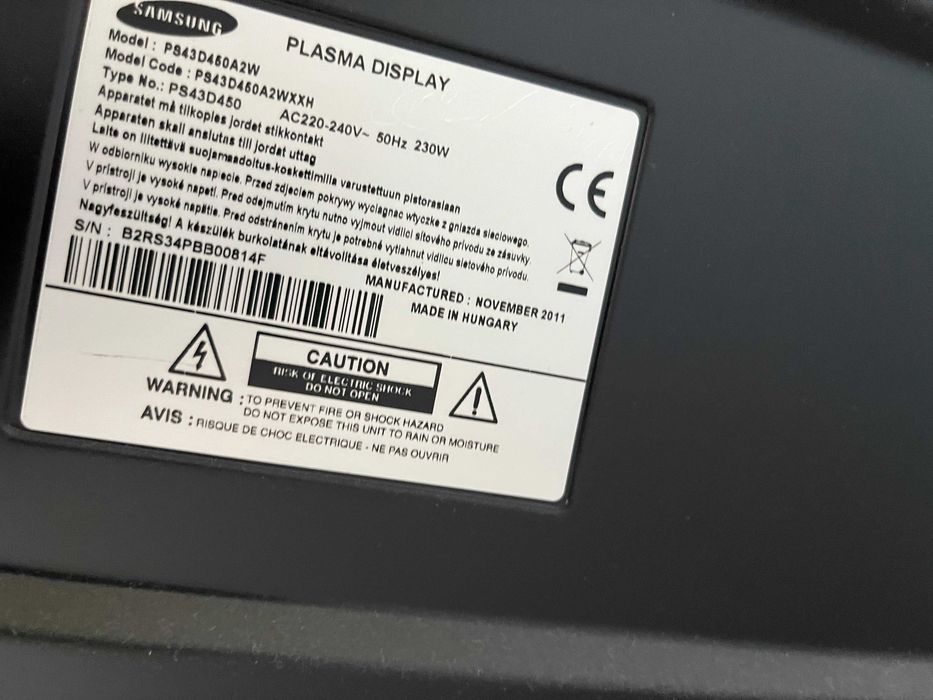 Samsung 43" TV – sprawny – HDMI – dobry stan