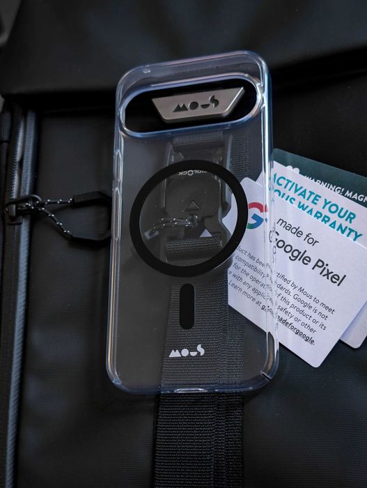 Чехол Mous Super Thin Crystal Clear для Pixel 9 / 9 Pro (не XL). С MagSafe.