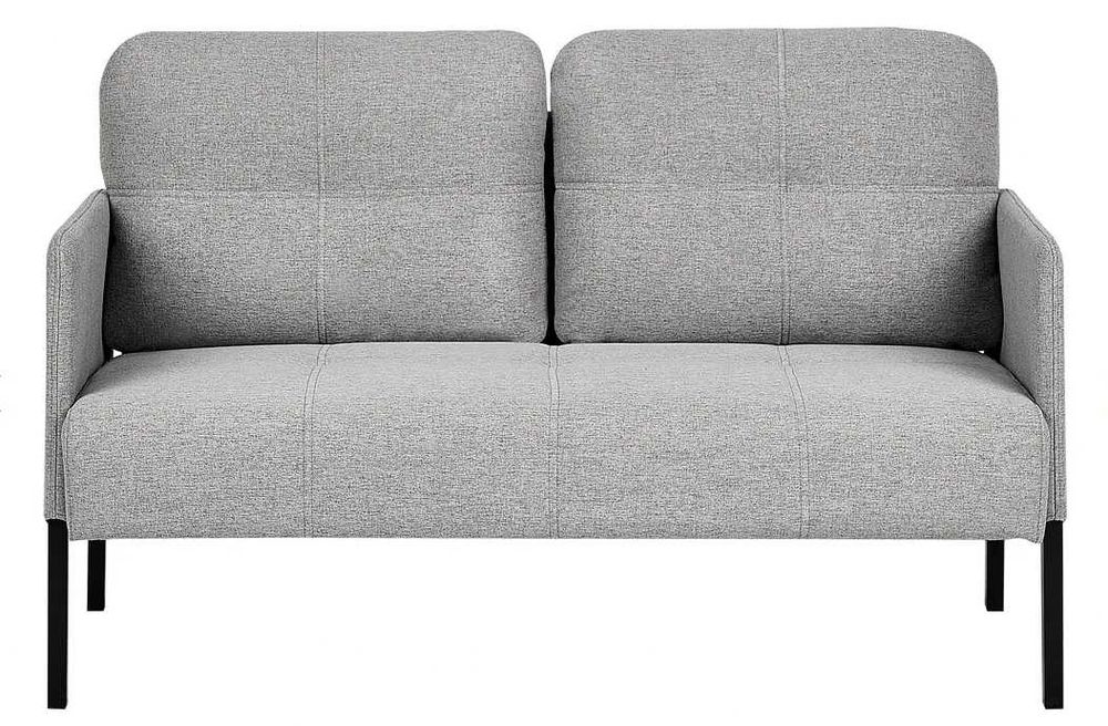 Sofa 2 osobowa szara LAHTI Beliani