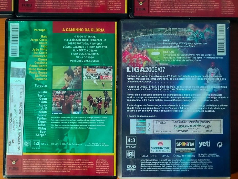 Lote de DVDs Especial "Desporto"