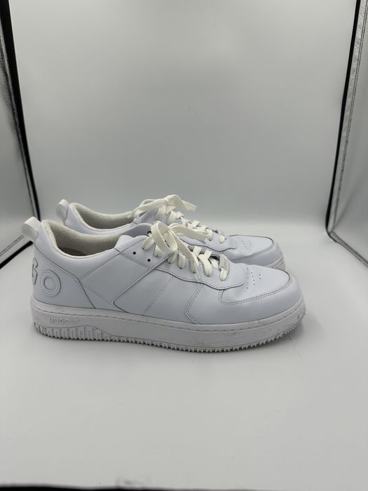 Sneakersy niskie białe Hugo 46 skóra ekologiczna