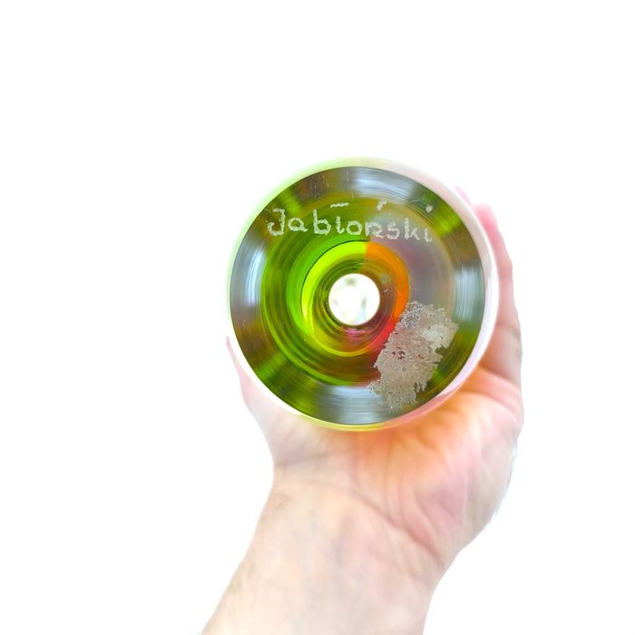 Unikat Jabłoński Ozdoba Szklana nie Wazon Rzeźba