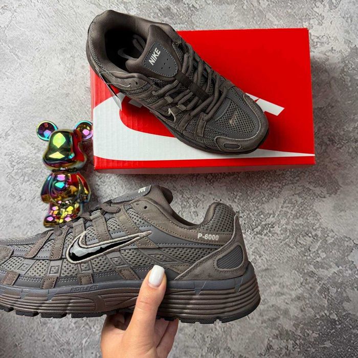 !SALE! Кросівки Nike P-6000 Brown Chocolate Premium 41 42 43 44 45 найк п-6000