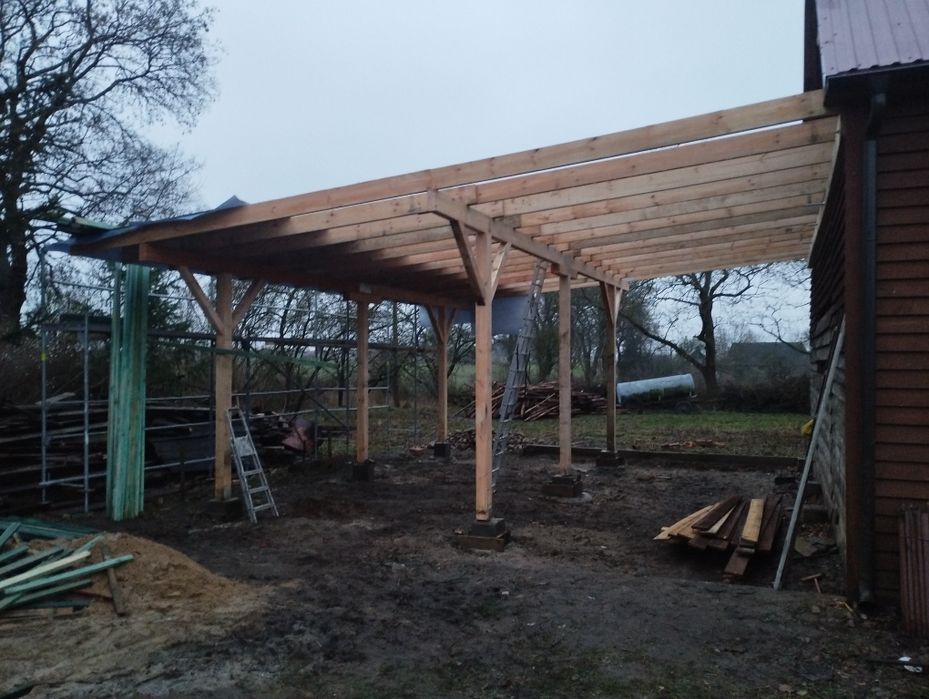 Remont konstrukcji drewnianej/Dekarz/Cieśla/Tarasy/Wiaty