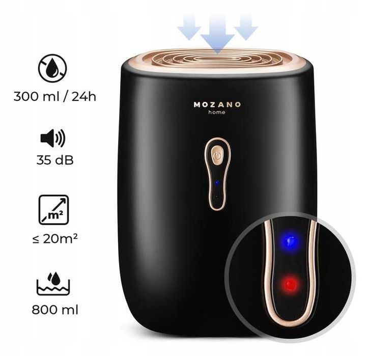 OSUSZACZ powietrza pochłaniacz wilgoci SMART cichy niezawodny do domu