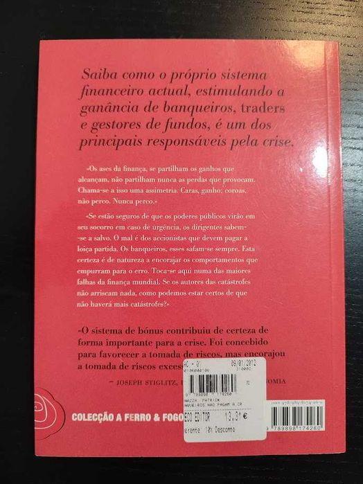 (Env. Incluído) Os Banqueiros não Pagam a Crise de Patrick Bonazza