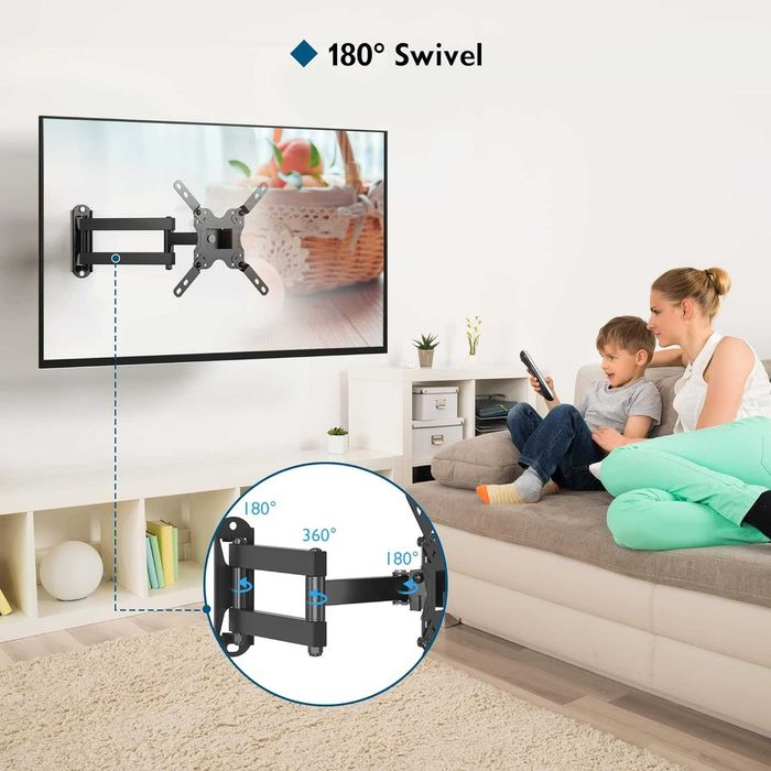 Uchwyt ścienny BONTEC TV OLED LED o przekątnej 13–43 cali 360°