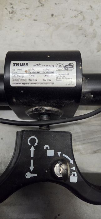 Bagaznik rowerowy thule