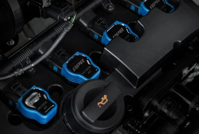 KIT DE 4 BOBINES DE IGNIÇÃO DE ALTA PERFORMANCE APR 2.0 TFSI / 1.8T 20V - AZUL