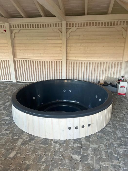 EKSKLUZYWNE BALIE | Luksusowa Balia Ogrodowa z Piecem Gazowym + WIFI | Premium SPA | THERVIK Outdoor | Polski Producent