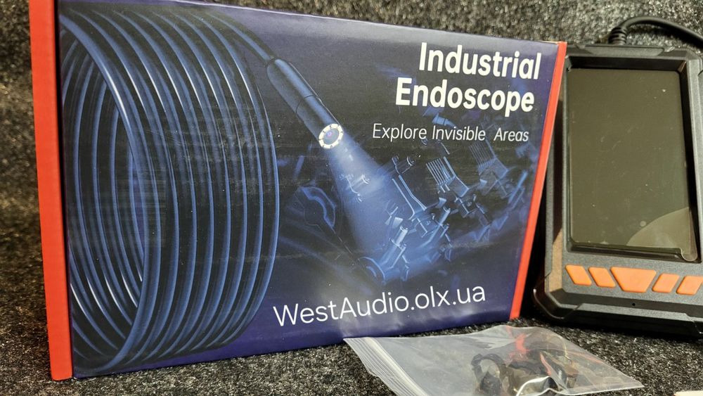 Камера ендоскоп 5м/підсвітка /екран 4.3"