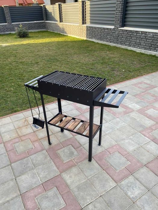 Мангал з кришкою!Мангал раскладной!Мангал на колесах!Мангал для дачи!