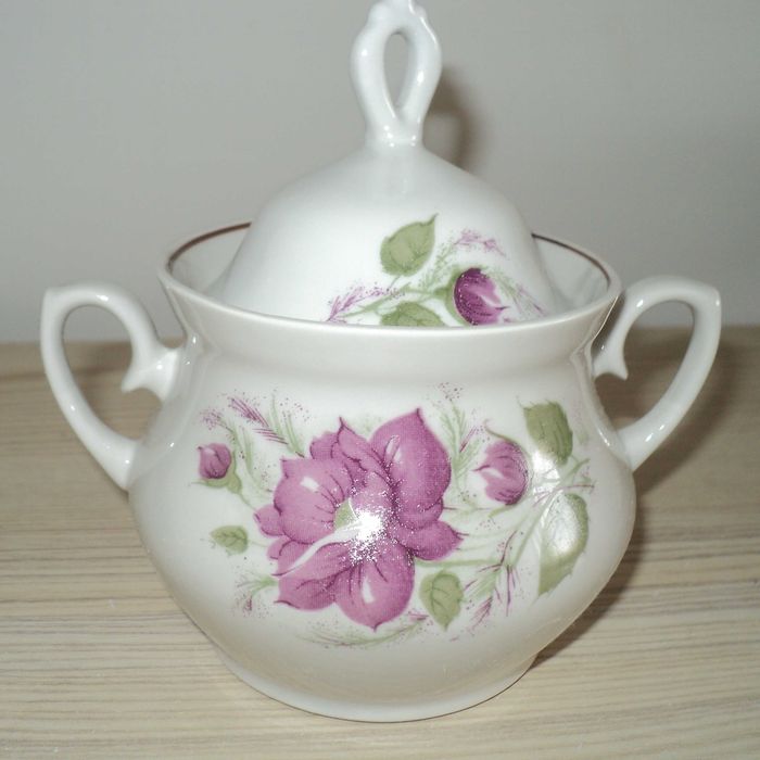 Nowy serwis kawowy 6 szt. dzbanek i cukiernica