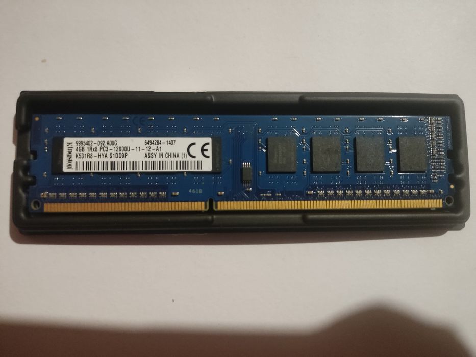 Оперативна пам'ять Kingston 4 ГБ DDR3 1600МГц PC3-12800U UDIMM non-ECC