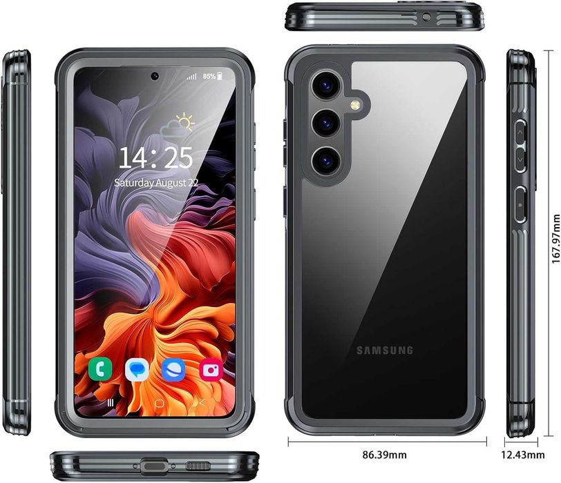 Bestcelcase etui 360 Samsung Galaxy S23 FE 5G kurzo odporne WZMOCNIONE