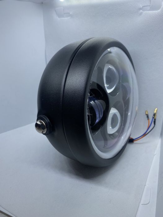 Farol de moto led novo