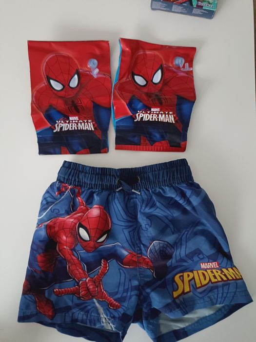 Rękawki motylki do pływania i kąpielówki Marvel SpiderMan zestaw