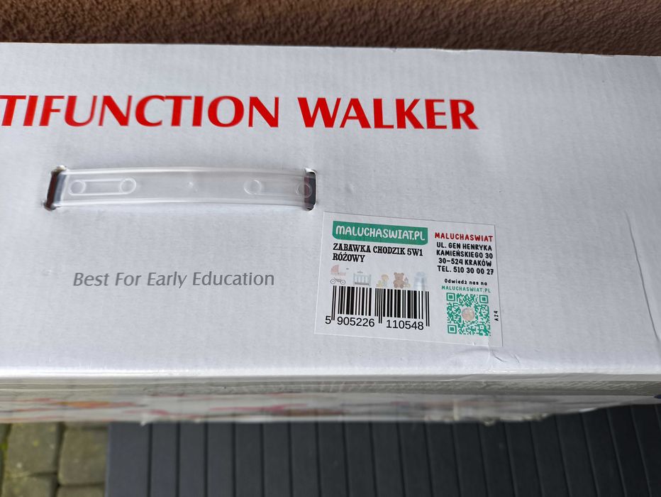 Pchacz jeździk hulajnoga stolik edukacyjny