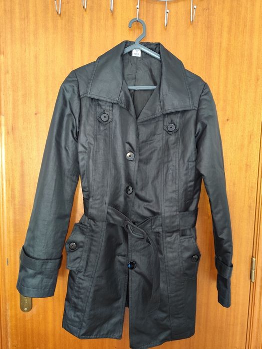 Gabardina mulher preta M/L Euphoria