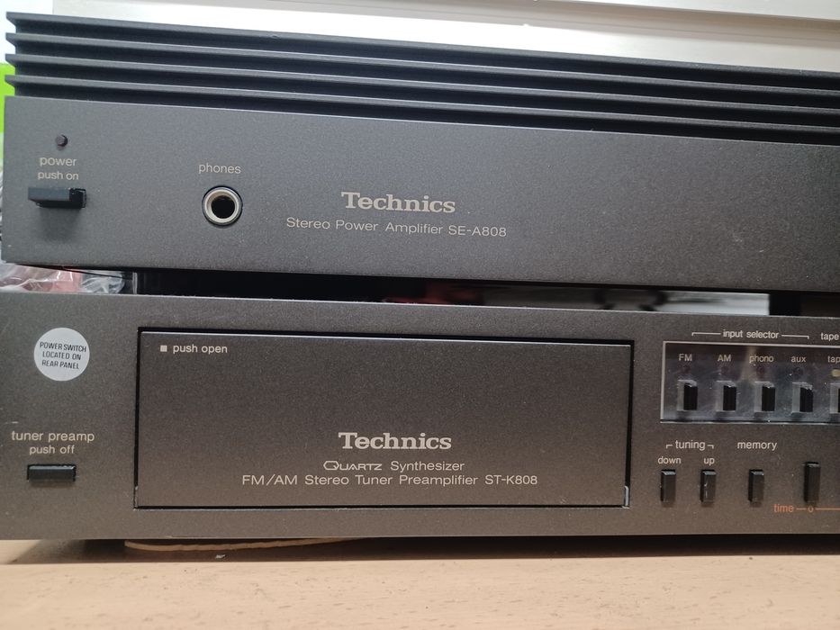 Technics SE A808 + Technics ST K808